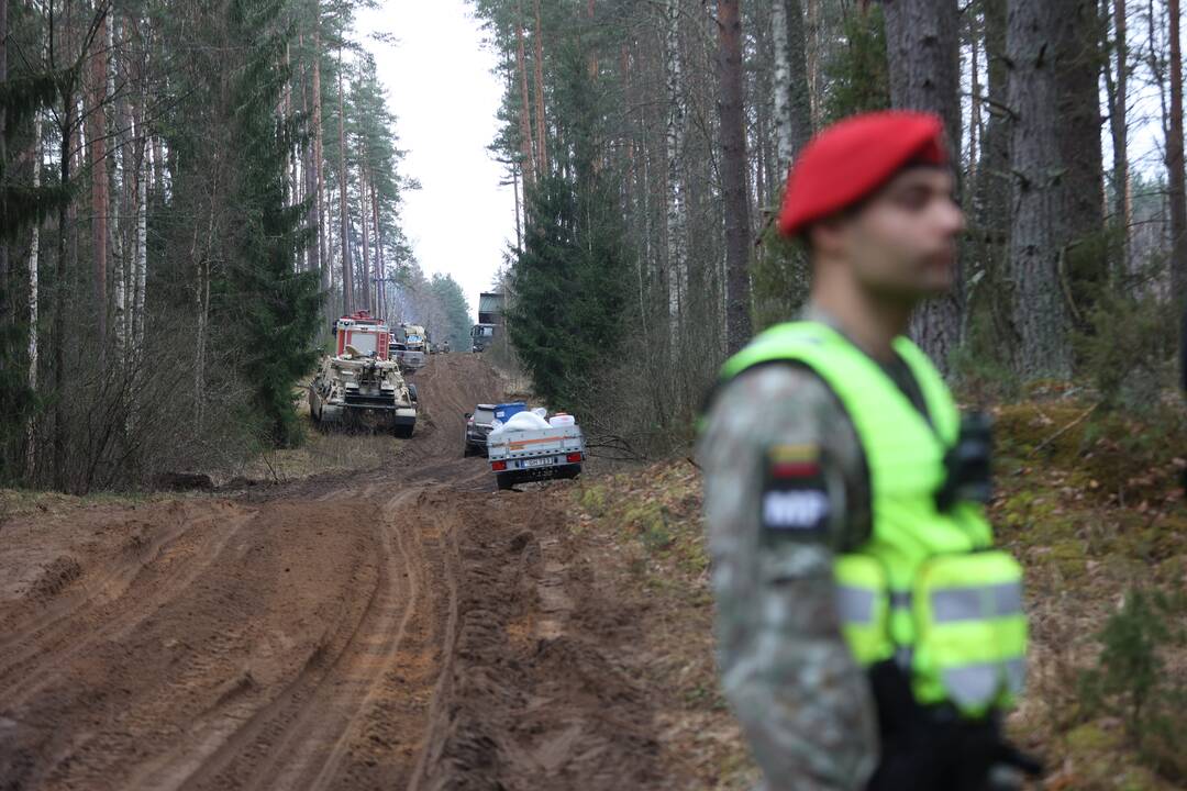 Pabradėje dingusių keturių JAV karių gelbėjimo operacija