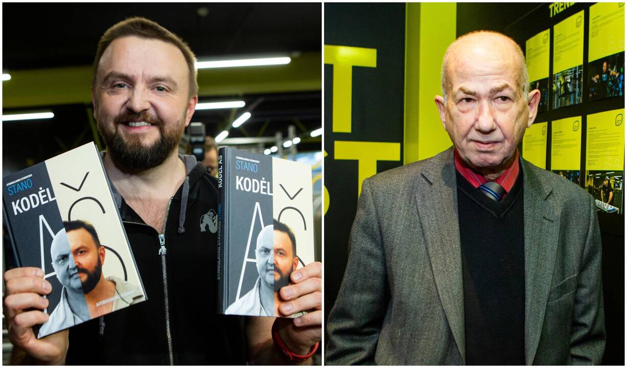Stanislavas Stavickis-Stano (kairėje) ir Henrikas Vaitiekūnas
