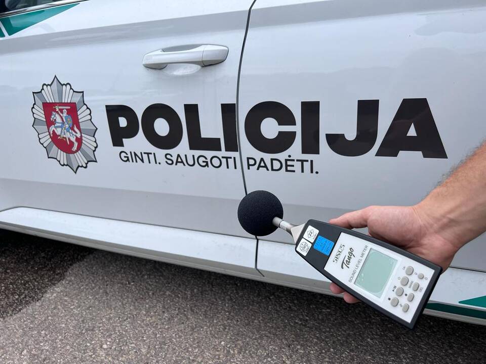 Transporto priemonių triukšmo lygio patikra