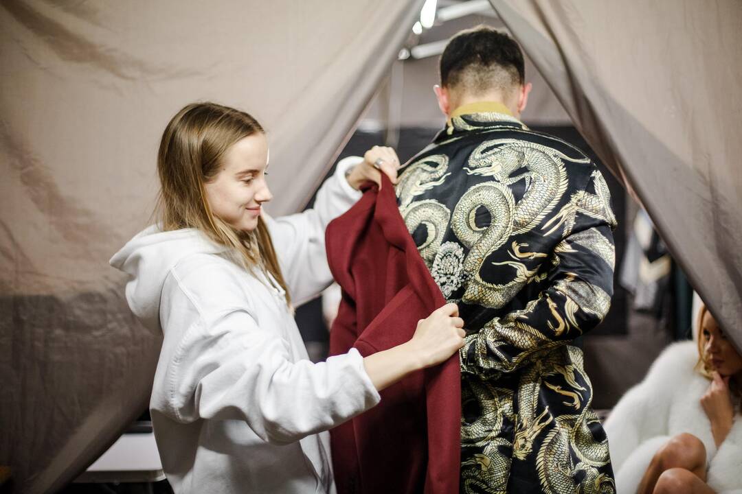 Vaidas Baumila ir Karolina Toleikytė 