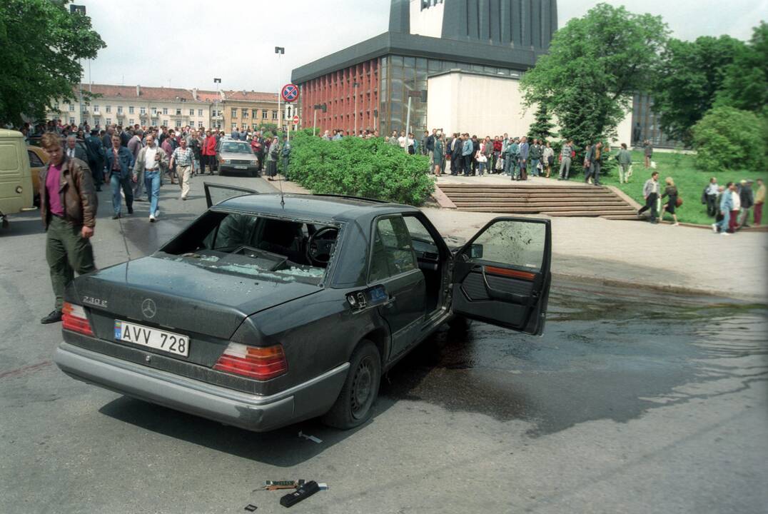 Vilniaus bomberis (kairėje) su Dailiumi Dargiu