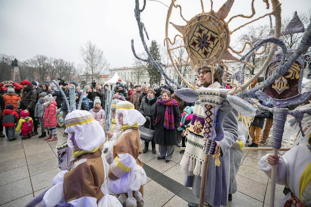Sostinėje susirinko šeši Kalėdų Seneliai