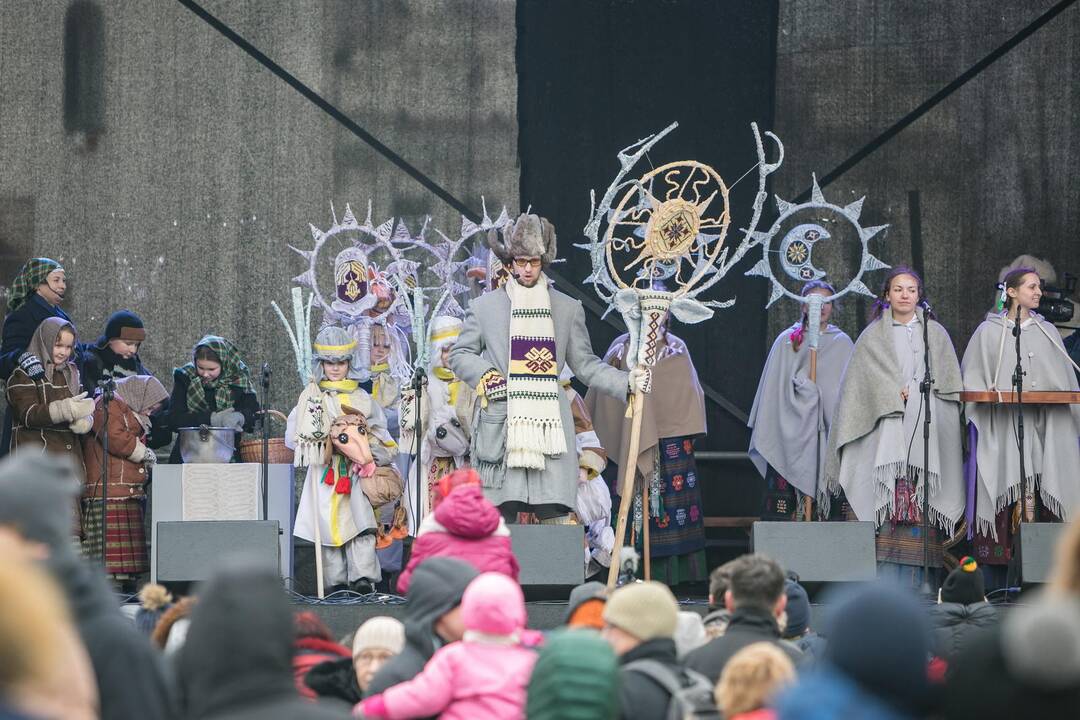 Sostinėje susirinko šeši Kalėdų Seneliai