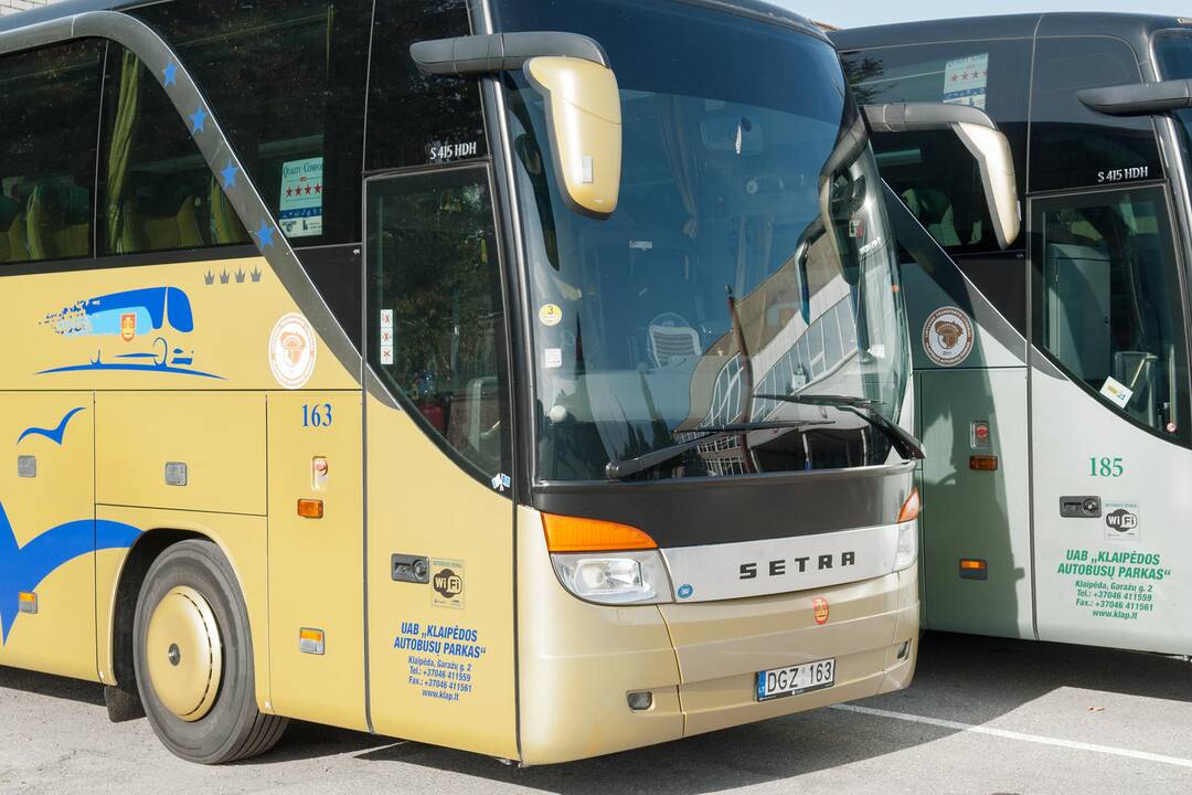 Kelionei į Vilnių liko tik Klaipėdos autobusai