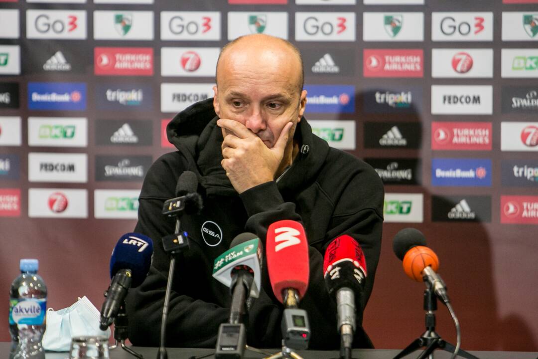 Spaudos konferencijoje prisistatytas naujasis Kauno „Žalgirio“ treneris