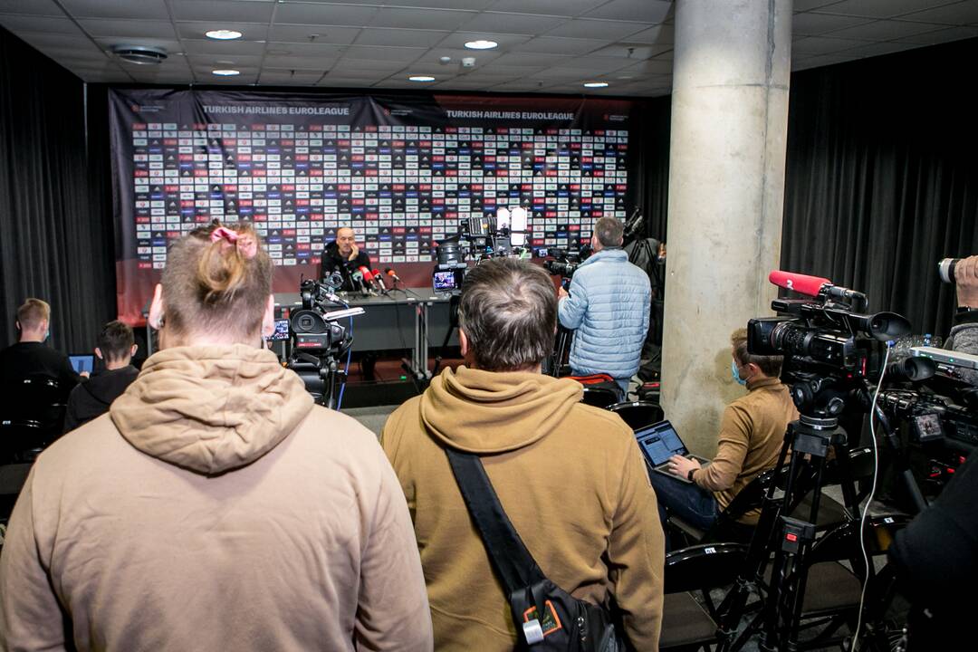 Spaudos konferencijoje prisistatytas naujasis Kauno „Žalgirio“ treneris
