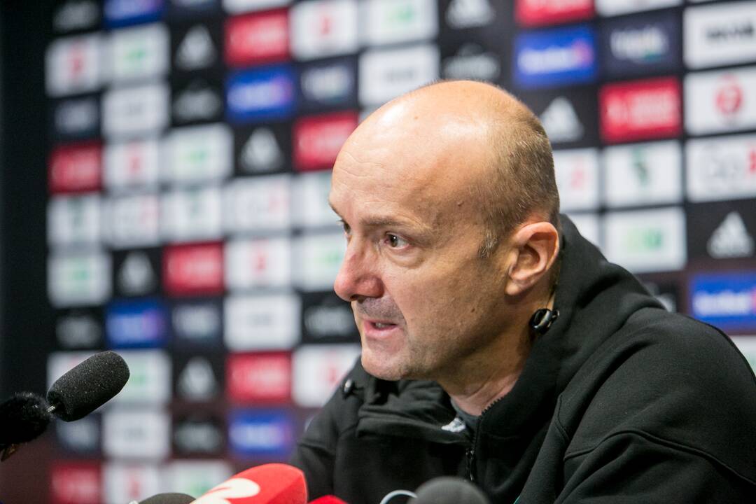 Spaudos konferencijoje prisistatytas naujasis Kauno „Žalgirio“ treneris