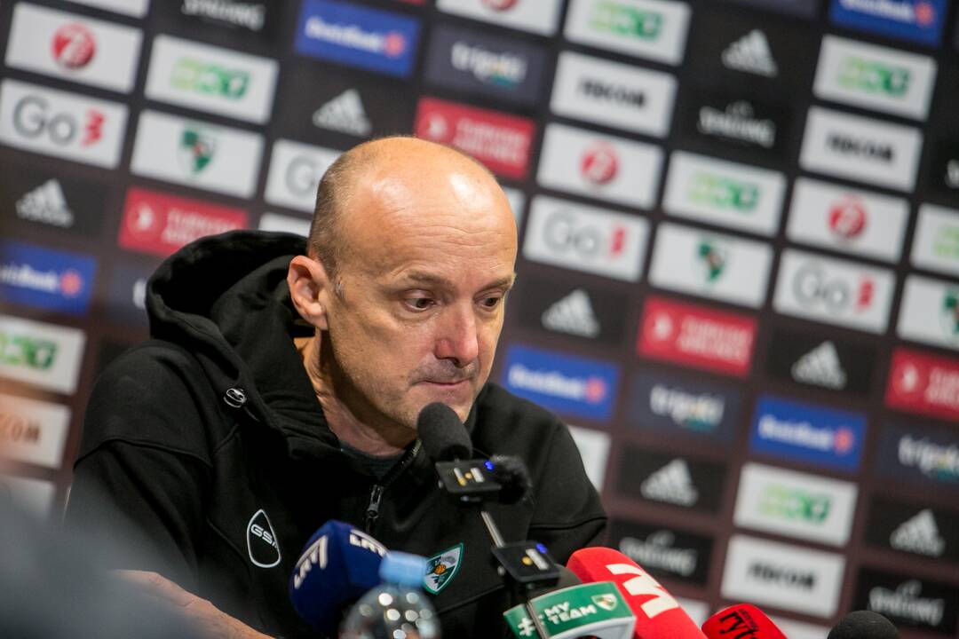Spaudos konferencijoje prisistatytas naujasis Kauno „Žalgirio“ treneris
