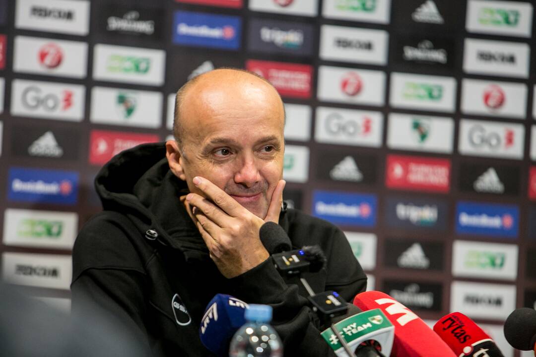Spaudos konferencijoje prisistatytas naujasis Kauno „Žalgirio“ treneris