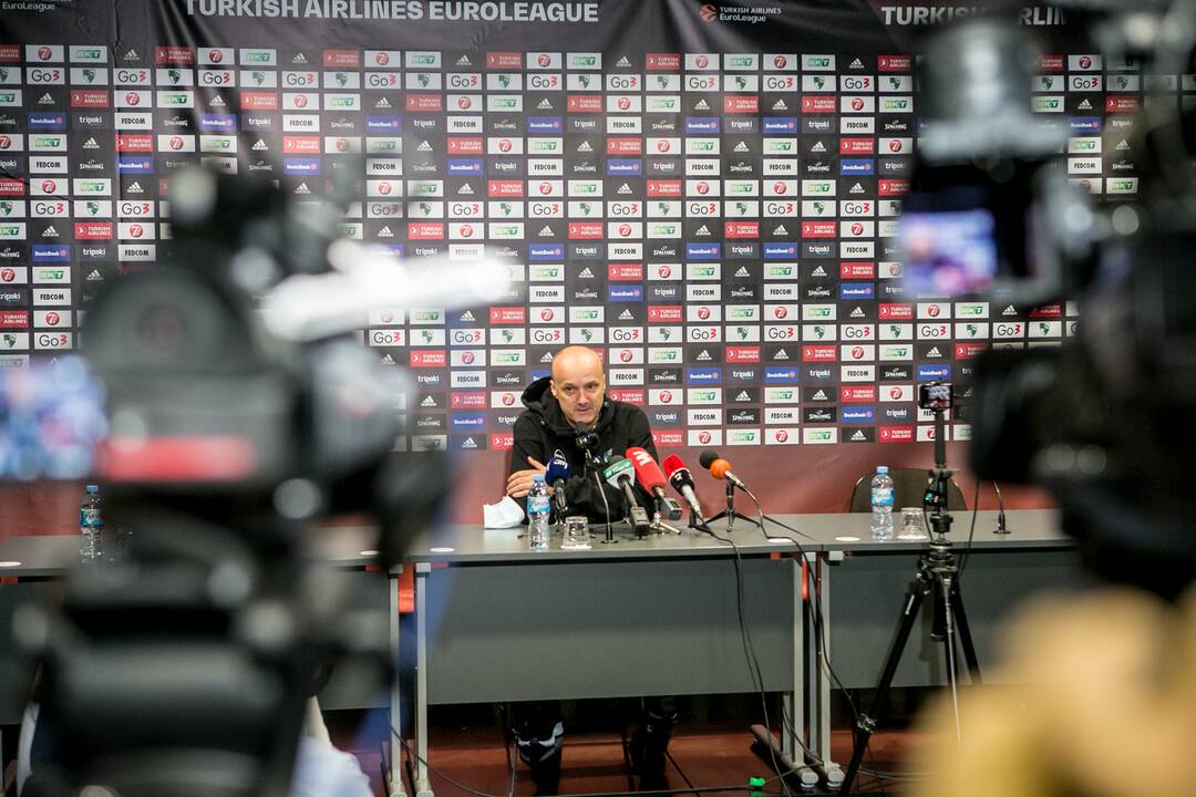 Spaudos konferencijoje prisistatytas naujasis Kauno „Žalgirio“ treneris