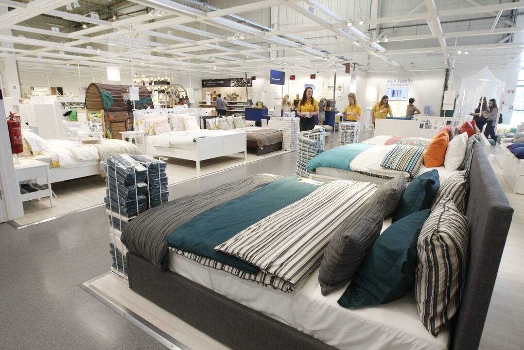 Pokyčiai: po plėtros IKEA Klaipėdoje plotas išaugo daugiau nei perpus, smarkiai prasiplėtė ekspozicijų erdvės, prekių asortimentas