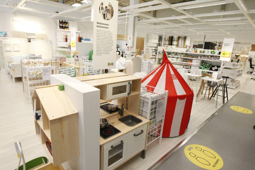 Pokyčiai: po plėtros IKEA Klaipėdoje plotas išaugo daugiau nei perpus, smarkiai prasiplėtė ekspozicijų erdvės, prekių asortimentas