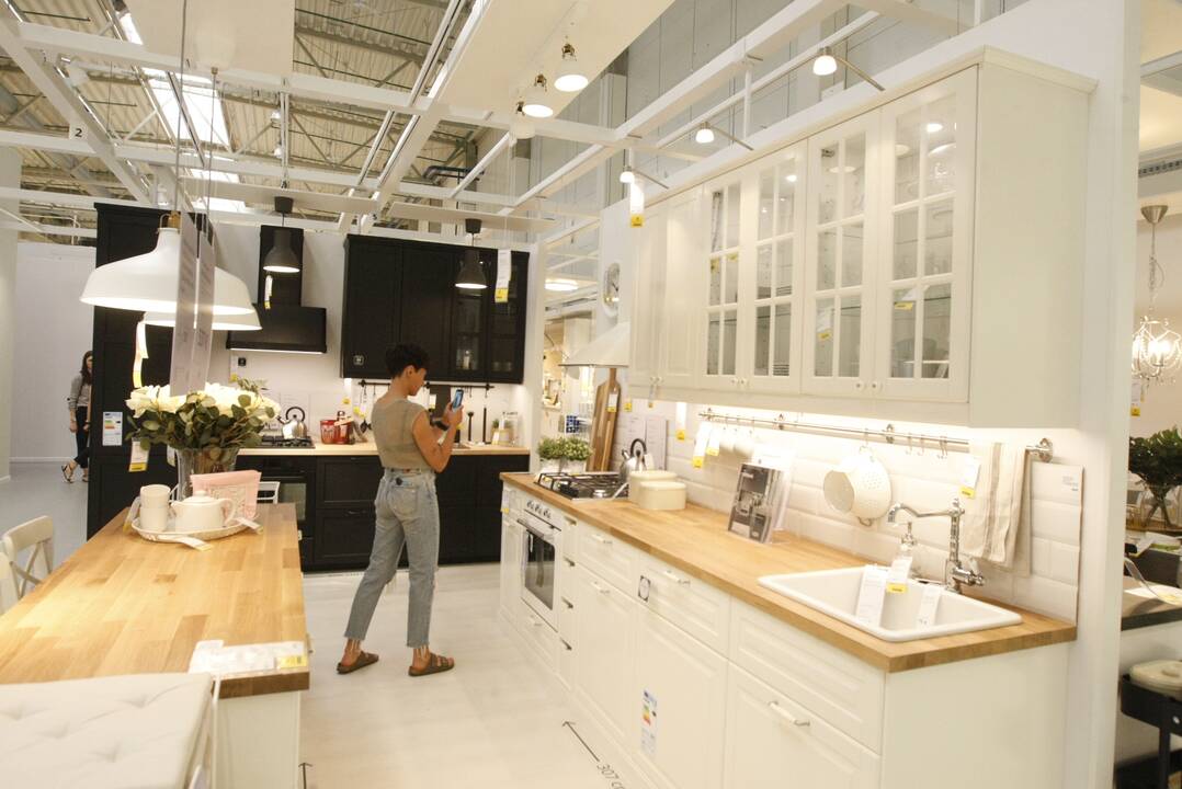 Pokyčiai: po plėtros IKEA Klaipėdoje plotas išaugo daugiau nei perpus, smarkiai prasiplėtė ekspozicijų erdvės, prekių asortimentas
