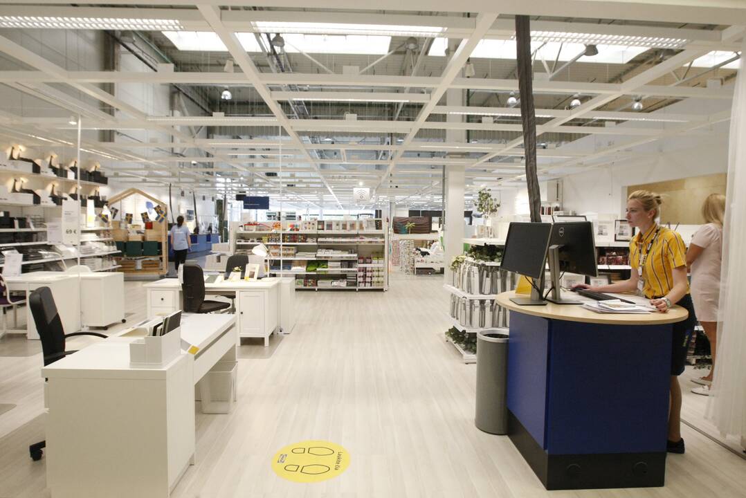 Pokyčiai: po plėtros IKEA Klaipėdoje plotas išaugo daugiau nei perpus, smarkiai prasiplėtė ekspozicijų erdvės, prekių asortimentas