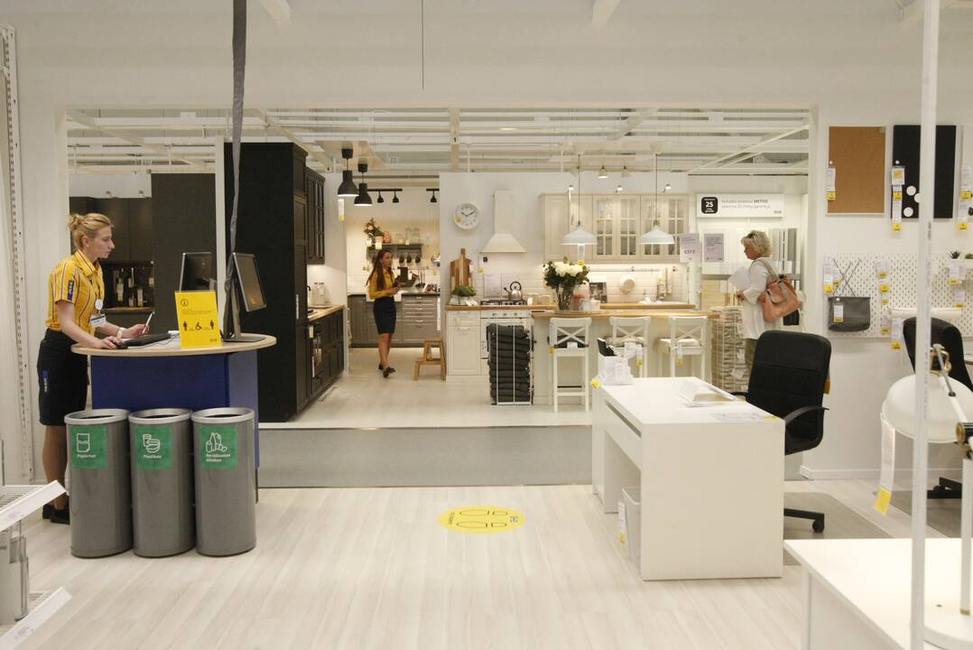 Pokyčiai: po plėtros IKEA Klaipėdoje plotas išaugo daugiau nei perpus, smarkiai prasiplėtė ekspozicijų erdvės, prekių asortimentas