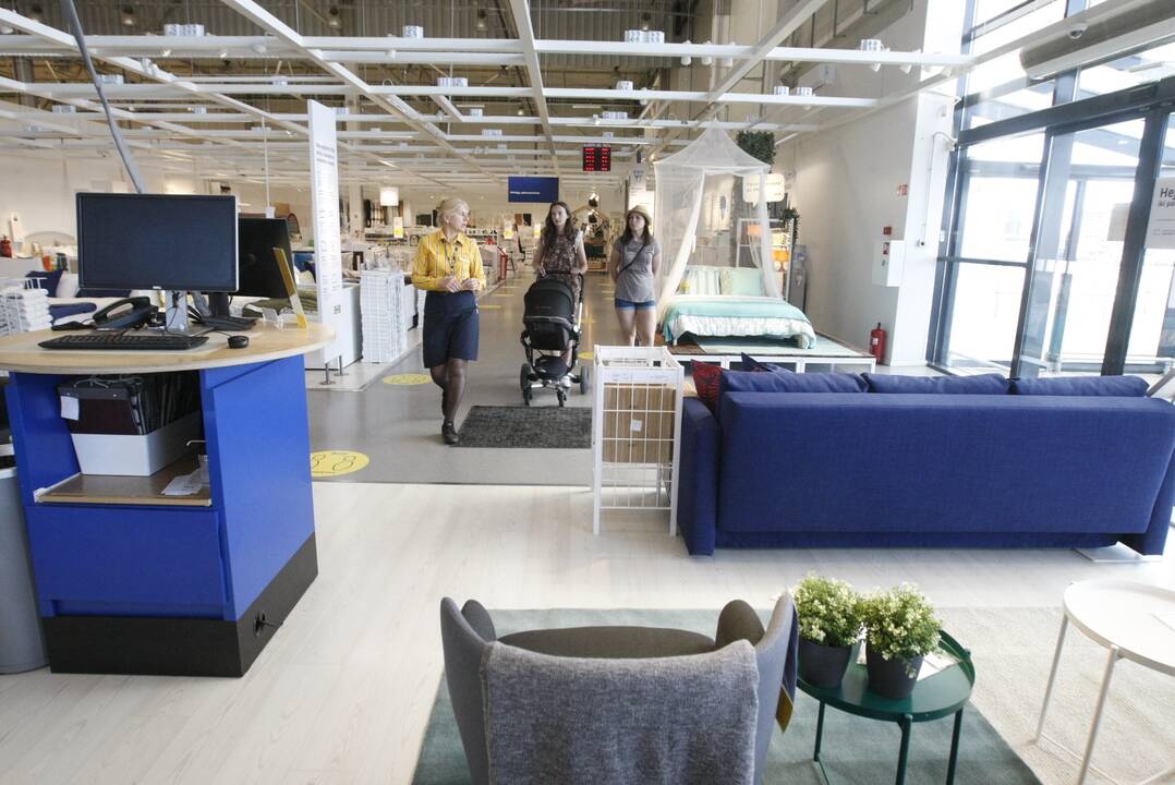 Pokyčiai: po plėtros IKEA Klaipėdoje plotas išaugo daugiau nei perpus, smarkiai prasiplėtė ekspozicijų erdvės, prekių asortimentas