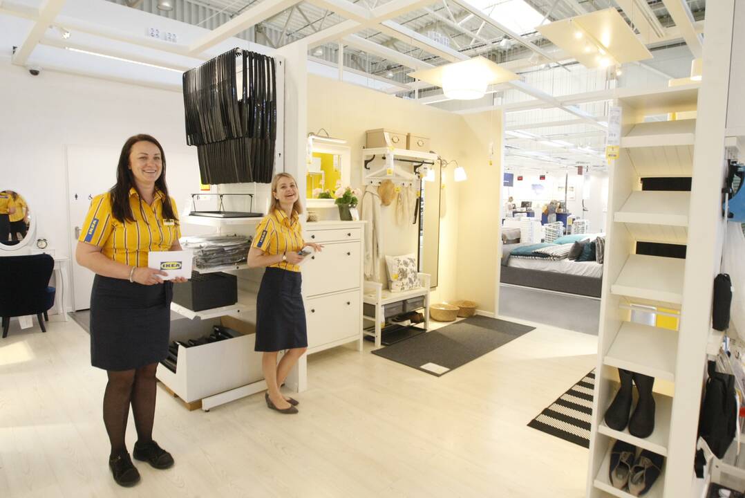 Pokyčiai: po plėtros IKEA Klaipėdoje plotas išaugo daugiau nei perpus, smarkiai prasiplėtė ekspozicijų erdvės, prekių asortimentas