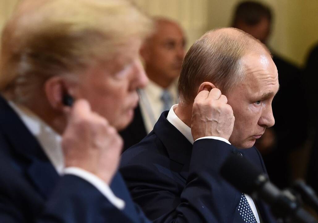 Donaldas Trumpas ir Vladimiras Putinas