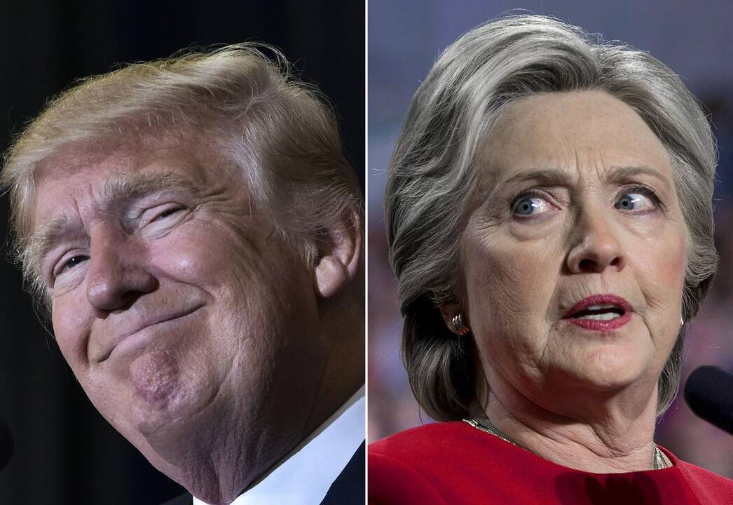 Donaldas Trumpas ir Hillary Clinton