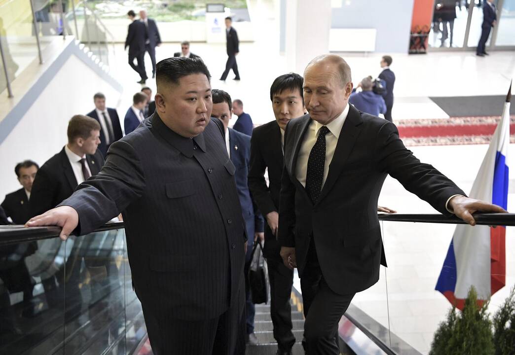 V. Putino ir Kim Jong Uno susitikimas Vladivostoke