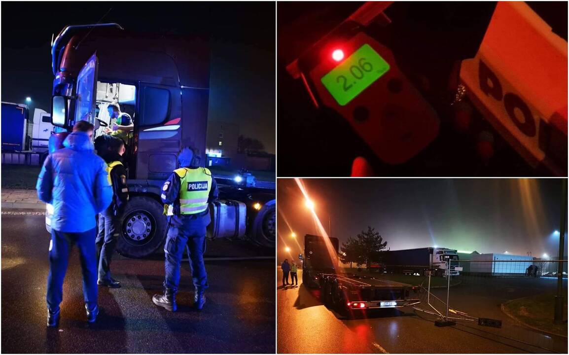 Nuostoliai: girtas baltarusis, išvertęs svetimą tvorą, ne tik atsidūrė areštinėje, bet ir suka galvą, ar policija nekonfiskuos vilkiko.