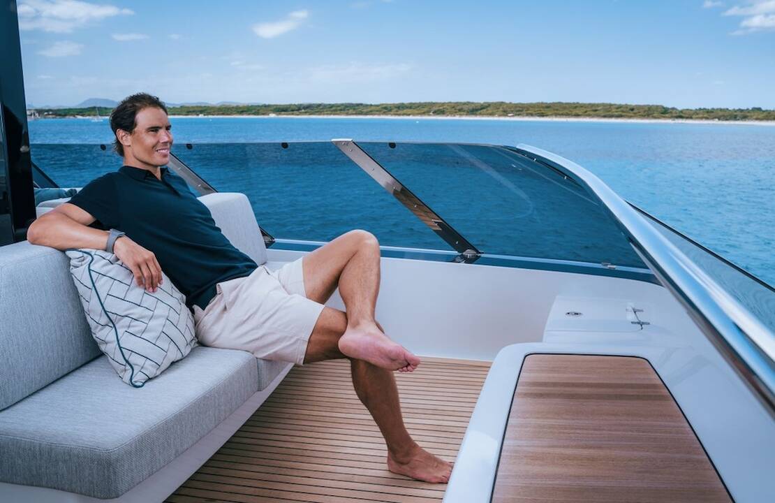 Prestižas: tenisininkas R.Nadalis 2021 m. įsigijo ištaigingą motorinę jachtą.