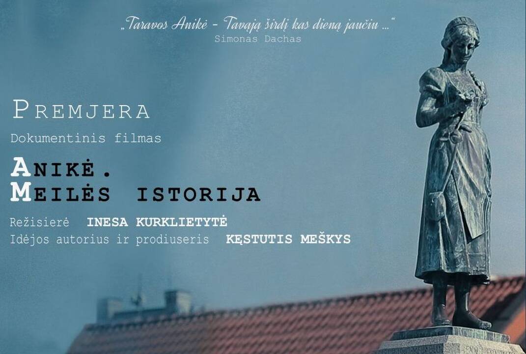 Klaipėdoje vyks filmo apie Anikę iš Taravos premjera