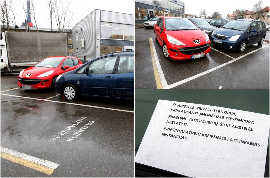 Problema: gyventojams teks pratintis dienos metu neužstatyti privačios automobilių aikštelės.