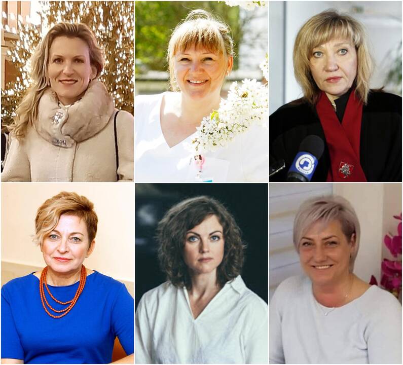 Gražina Mažrimienė, Jūratė Rekašienė, Gina Skersinskytė, Agnija Šeiko, Regina Zavjalova, Nijolė Šliužinskienė