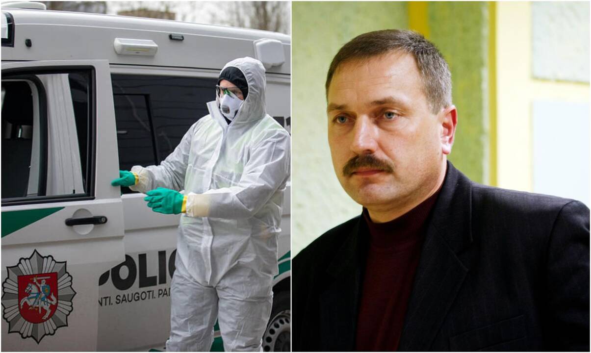 Viršininkas: G.Mačiulaičio teigimu, kol kas nusikaltimų protrūkio tikrai nėra, net sumažėjo skundų dėl karantino sąlygų nesilaikymo.