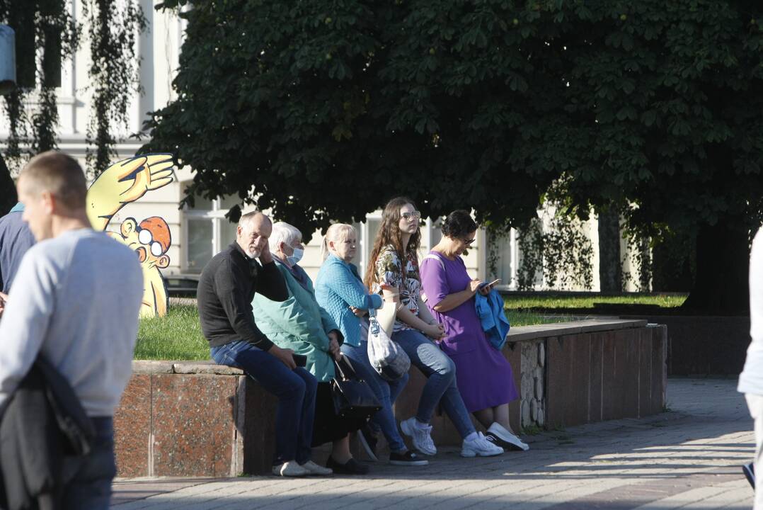 Skiepų priešininkų mitingas Klaipėdoje
