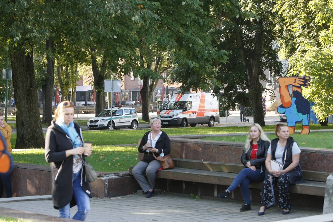 Skiepų priešininkų mitingas Klaipėdoje