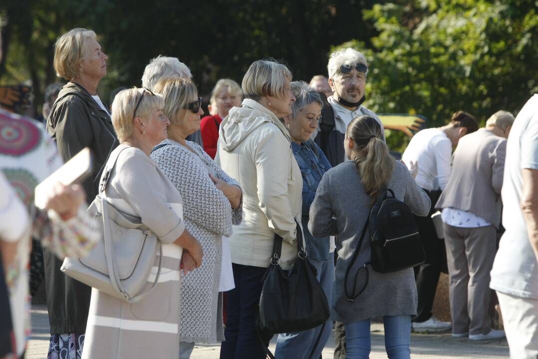 Skiepų priešininkų mitingas Klaipėdoje