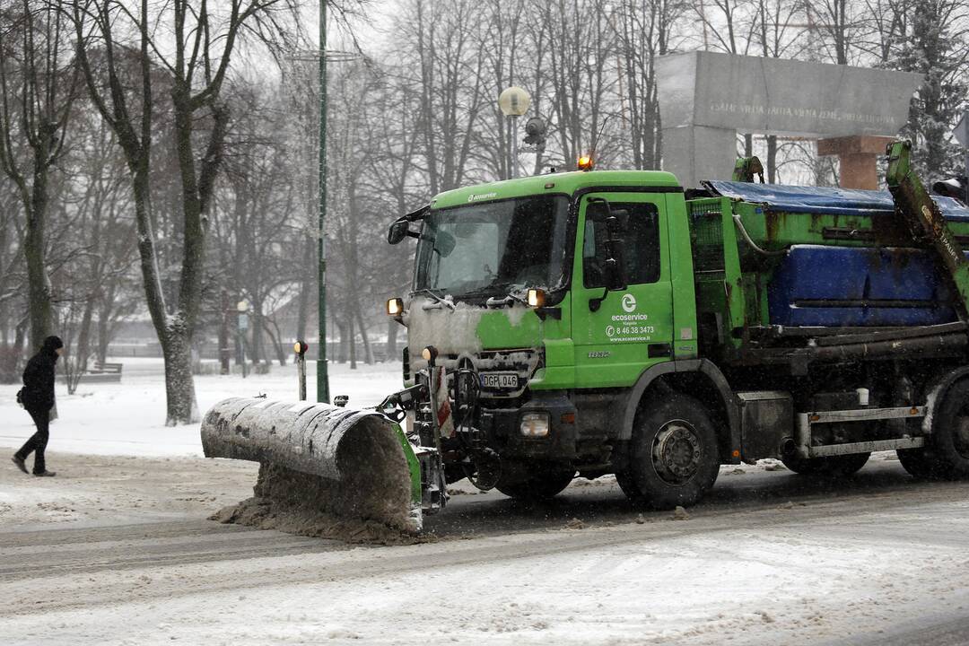 Pasirengimas: miesto tvarkytojai tikina, jog artėjančiai žiemai Klaipėda paruošta tinkamai.