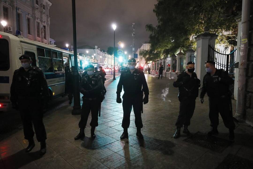 Ketvirta protestų naktis Baltarusijoje