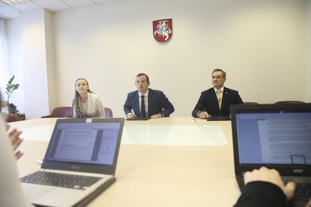 Evelina Gudzinskaitė, Virginijus Sinkevičius, Eimutis Misiūnas