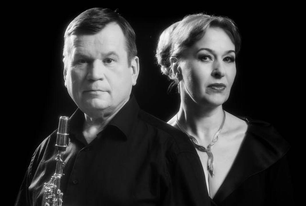 Saksofonininkas P.Vyšniauskas ir pianistė A.Žvirblytė.