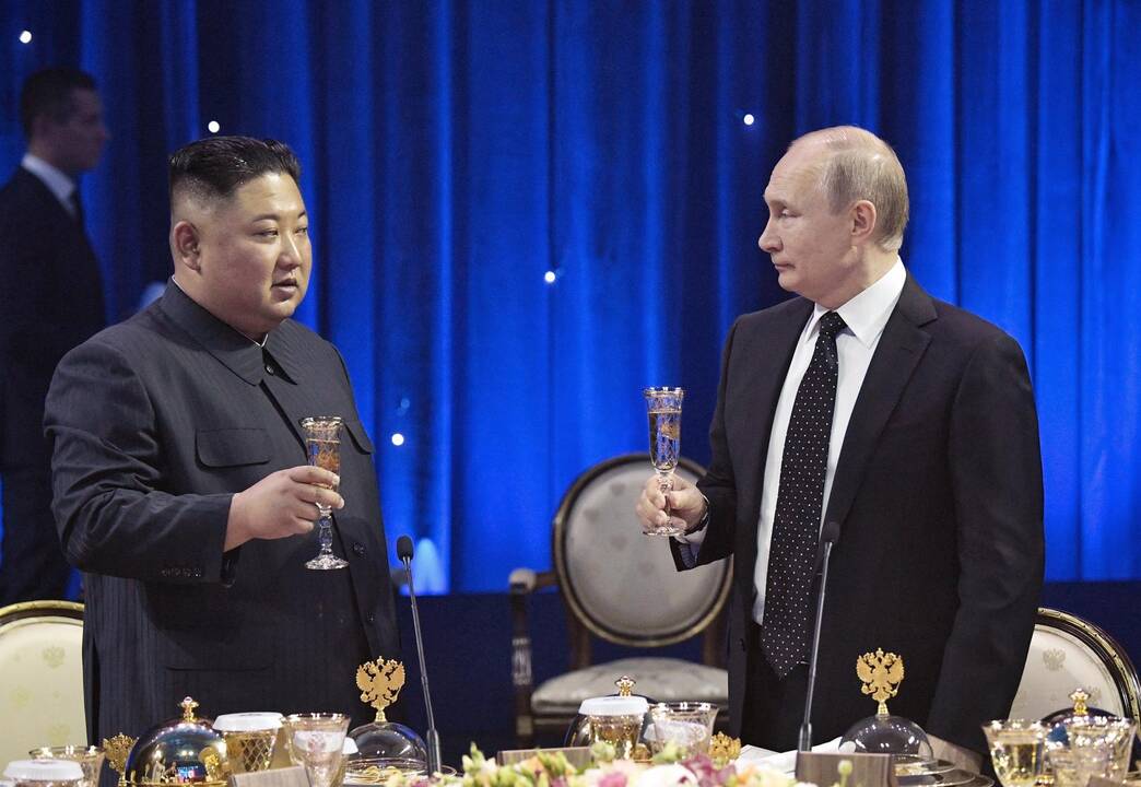 V. Putino ir Kim Jong Uno susitikimas Vladivostoke