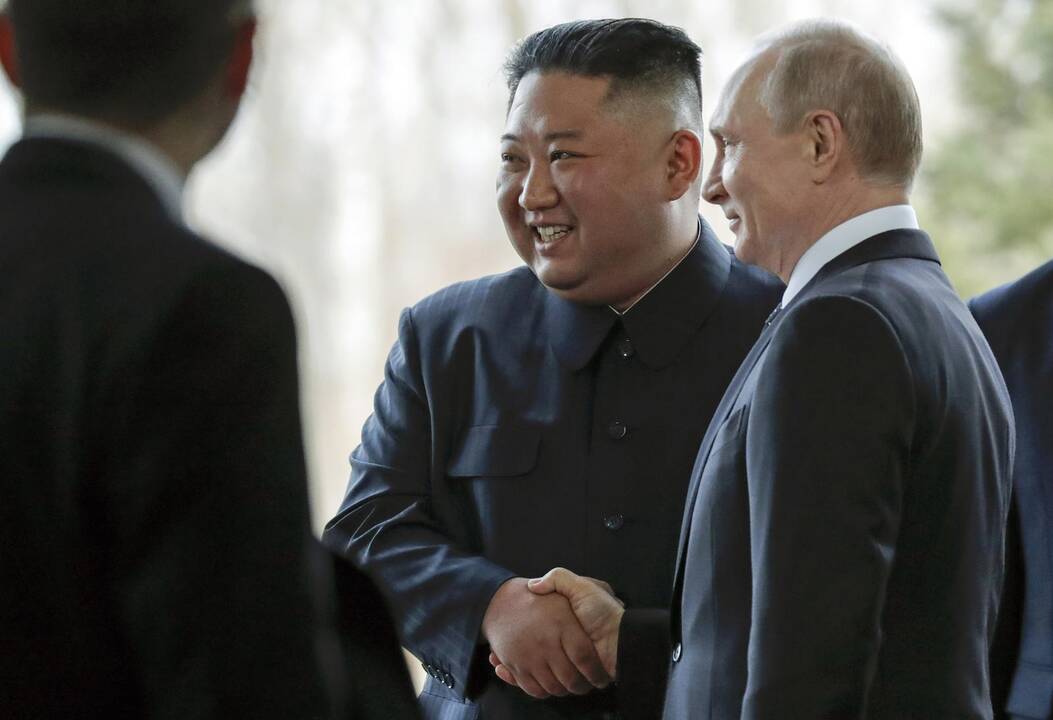 V. Putino ir Kim Jong Uno susitikimas Vladivostoke