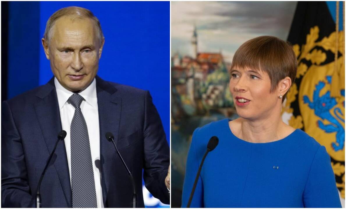 Kersti Kaljulaid ir Vladimiras Putinas
