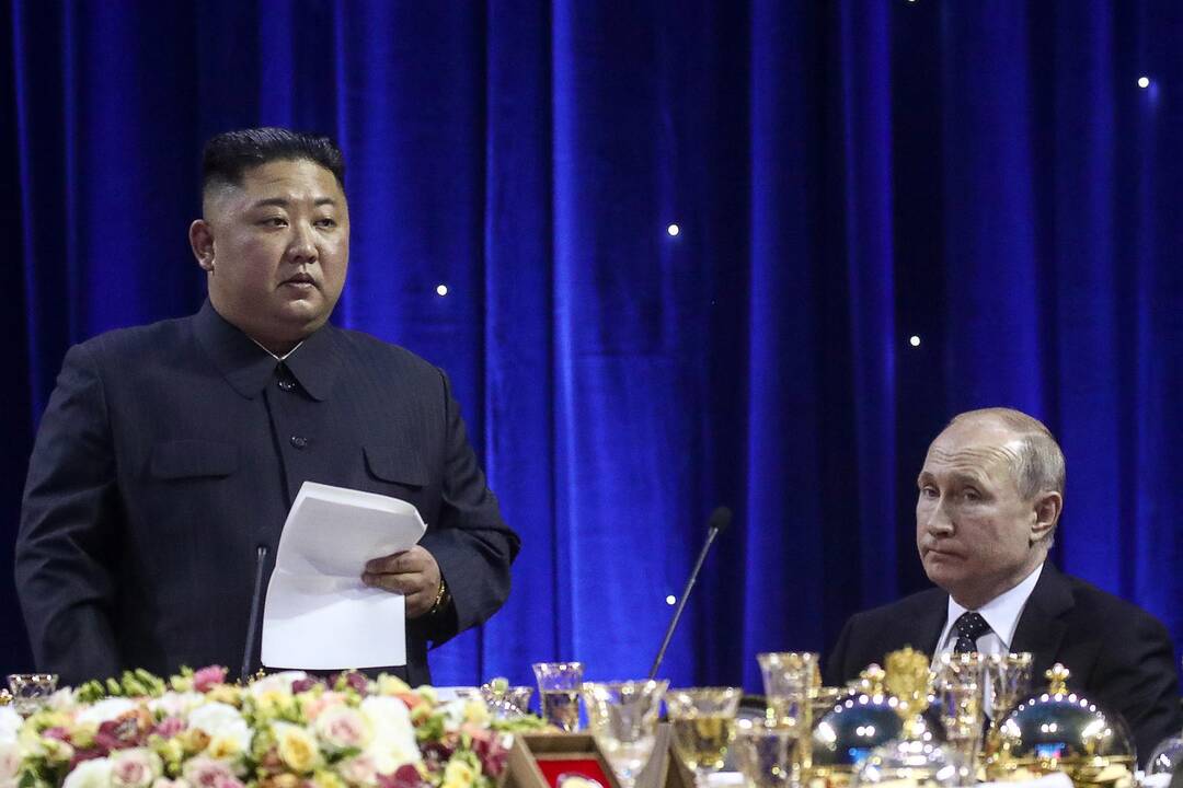 V. Putino ir Kim Jong Uno susitikimas Vladivostoke