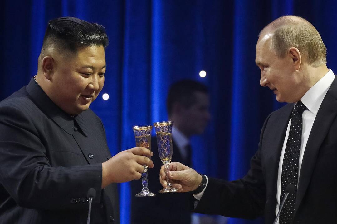 V. Putino ir Kim Jong Uno susitikimas Vladivostoke