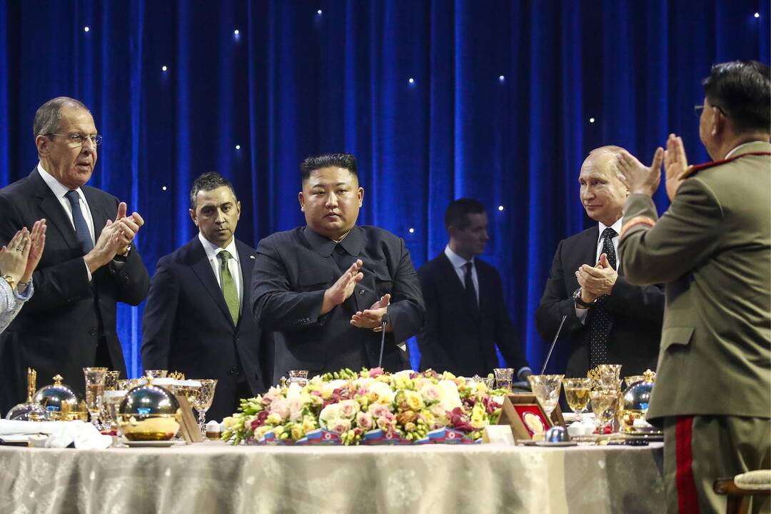 V. Putino ir Kim Jong Uno susitikimas Vladivostoke