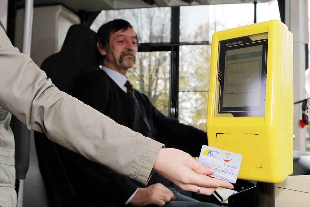 Idėja: klaipėdiečio kortelė galėtų veikti ir kaip elektroninis bilietas.