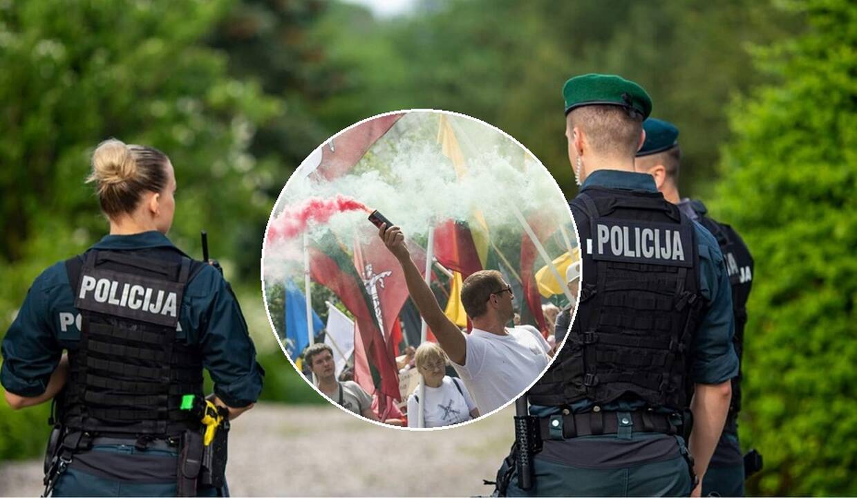Artėjant mitingui Klaipėdoje – pareigūnų įspėjimas: į pažeidimus reaguos griežtai