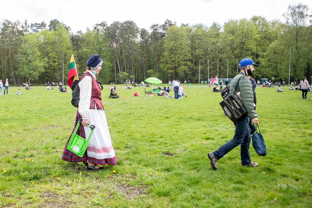 Vingio parke renkasi „Didžiojo šeimos gynimo maršo“ dalyviai
