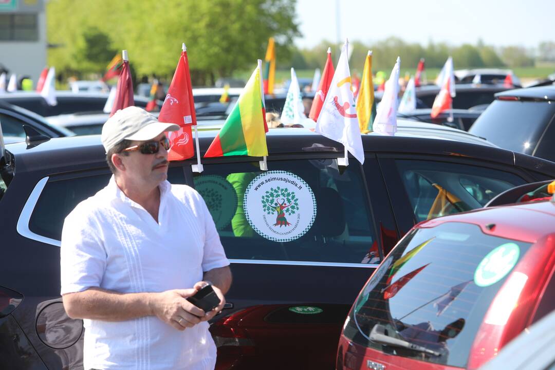 „Didžiojo šeimos gynimo maršo“ dalyvių pasiruošimas Akademijoje