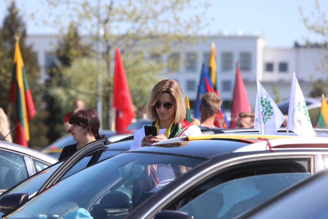 „Didžiojo šeimos gynimo maršo“ dalyvių pasiruošimas Akademijoje