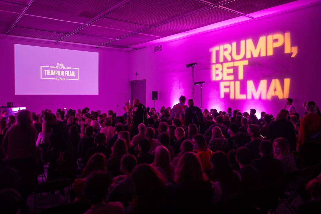 15-ojo Vilniaus tarptautinio trumpųjų filmų festivalio atidarymo ceremonija