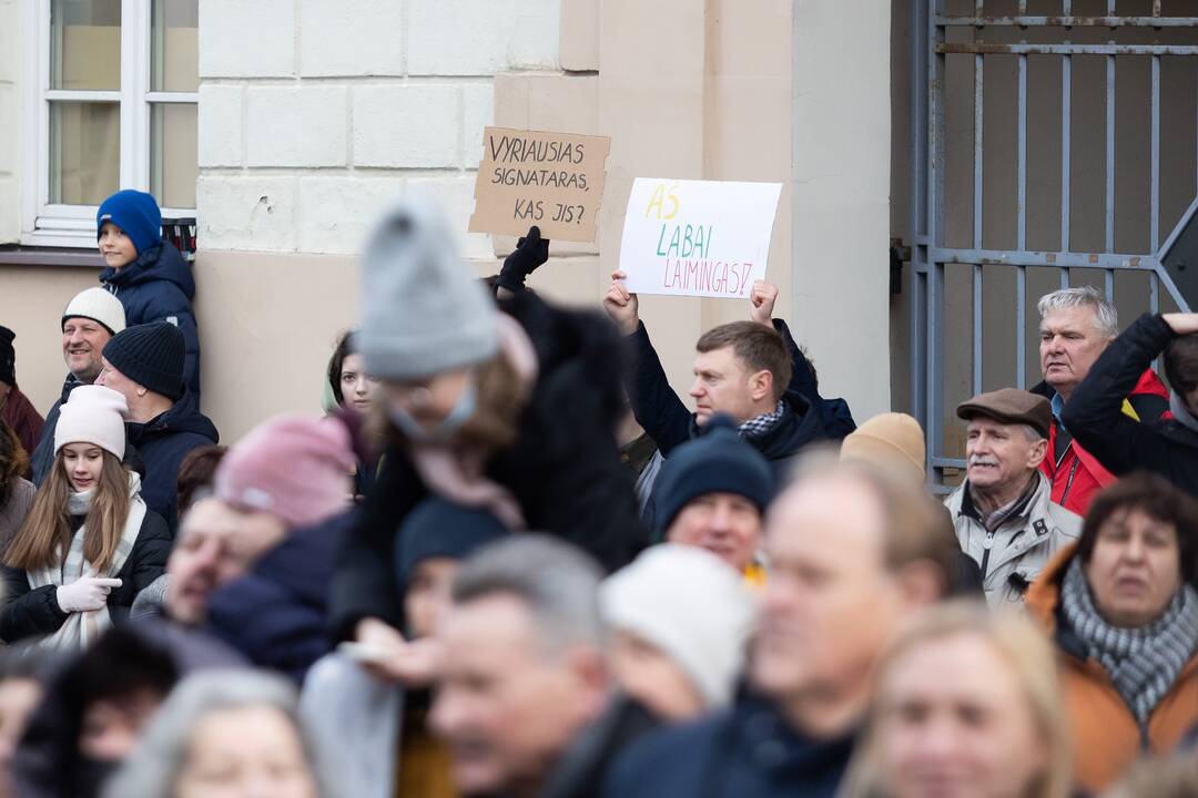 S. Daukanto aikštėje – Baltijos valstybių vėliavų pakėlimo ceremonija